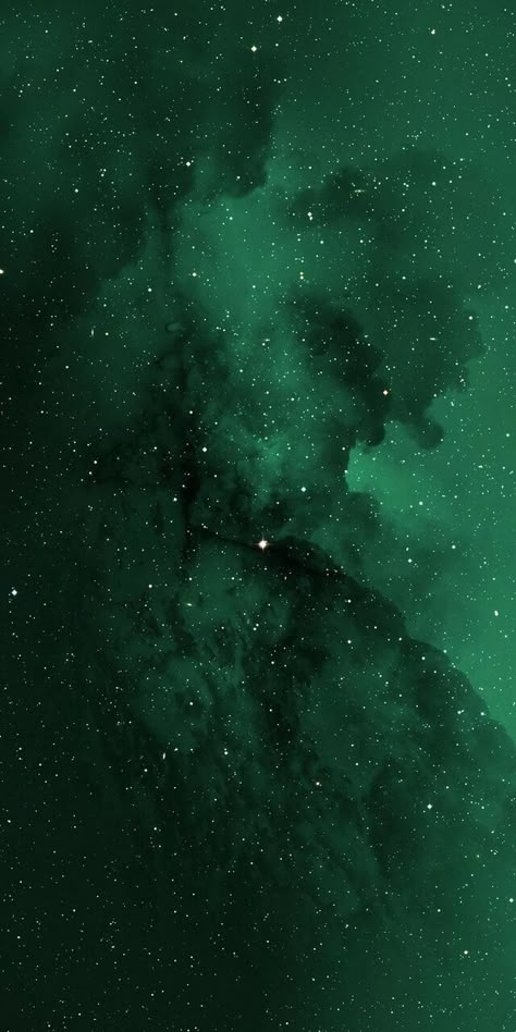 the night sky is filled with stars and green hues, as well as dark clouds Green Aesthetic Iphone Wallpaper, Aesthetic Iphone Wallpaper Green, Green Aesthetic Iphone, Emerald Aesthetic, Viridian Green, Green Wallpapers, Dark Green Wallpaper, Dark Green Aesthetic, Wallpaper Green