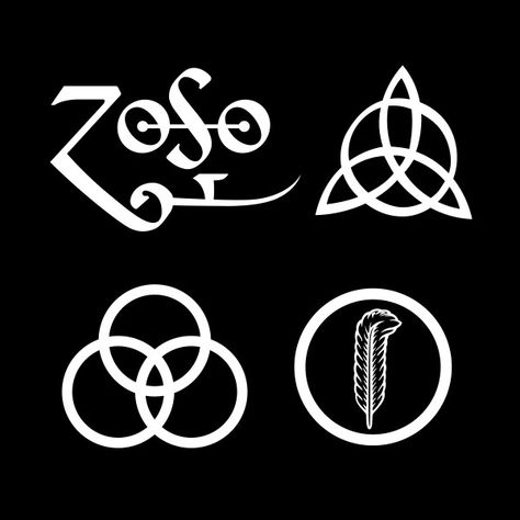 For more than forty years, Led Zeppelin have continued to inspire generations with their groundbreaking blues-infused, guitar-driven rock ’n’ roll. Led Zeppelin Symbols, Led Zeppelin I, Zeppelin Art, Immigrant Song, Uke Tabs, Houses Of The Holy, Rock Band Posters, John Paul Jones, John Bonham