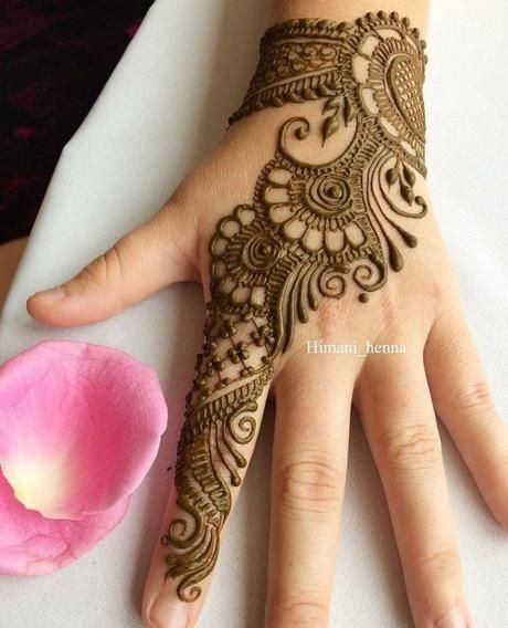 Mehndi Designs 2020 – Latest New Henna Designs Collection - Paperblog Back Hand Finger Mehndi Designs, New Henna Designs, Latest Arabic Mehndi Designs, Simple Arabic Mehndi, Simple Arabic Mehndi Designs, Easy Henna, Finger Henna Designs, Finger Henna, Latest Henna Designs