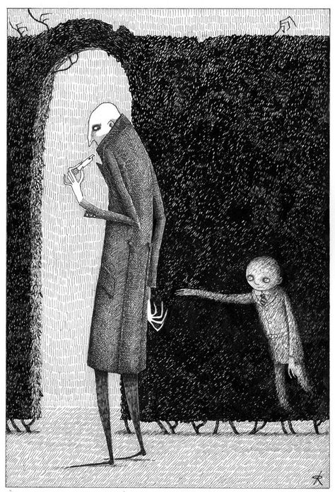 David Roberts, Edward Gorey, Art Theory, Wolfram, Scary Art, Creepy Art, Ink Illustrations, Surreal Art, Horror Art