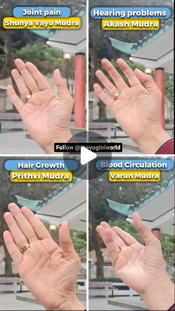 Mudra For Hair Growth, Varun Mudra, Vayu Mudra, Prithvi Mudra, Venous Insufficiency, Hearing Problems, Pressure Point, Finger Tips, Bone Density