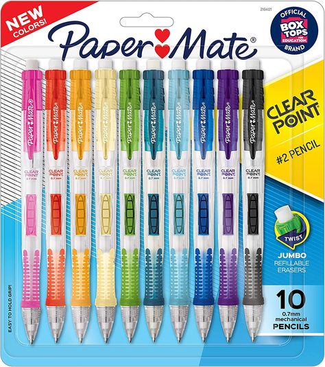 Paper Mate Pencils, Mechanical Pencils Papermate, Broken Pencil, Led Pencils, Easy Writing, Paper Mate, Gel Ink Pens, Writing Tasks, 10 Count