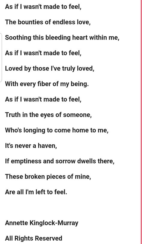 As if I wasn't made to feel. Poems About Being Left Out, Poems About Being Left Behind, Long Poems About Loneliness, A Poem About Loneliness, Poems About Feeling Excluded, Ballad Poem, Poem Unrequited, Lost Friendship, Free Verse Poems