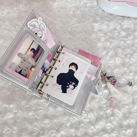 sleepsheep binder𓏲⋆.💓𖦹 ₊˚ collab with bestie @lonelymaidcafe 💕 keychain ib @rosydreamsclub i’m so excited that we finally get to post our pretty wallet binder !! i think everyone should have this binder🎀𖥔 ݁ ˖ Wallet Binder, Pretty Wallet, Small Planner, Visual Archive, Ideas Decoracion, Girly Pop, April 16, So Excited, My Pictures