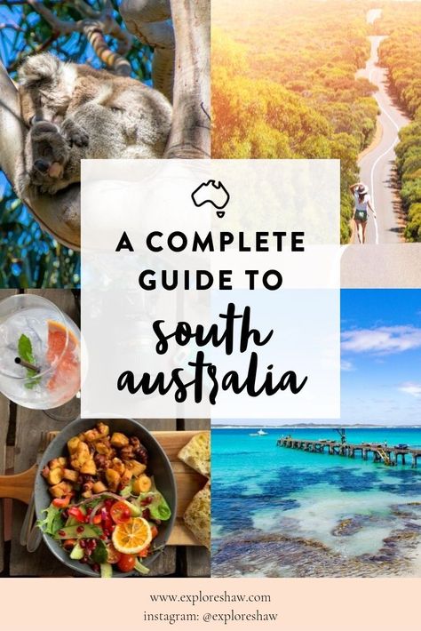 A GUIDE TO SOUTH AUSTRALIA - Everything you need to know to plan your next visit | Explore Shaw University Of South Australia, Australia Bucket List, Australian Road Trip, Australia Itinerary, Australia Visa, Australia Backpacking, Australia Beach, Australia Travel Guide, Australian Travel