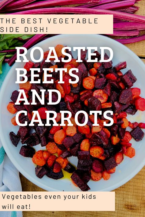 Roasted Carrots And Beets, Carrots With Thyme, Sides Dinner, Carrots In Oven, Roasted Beets Recipe, Beets And Carrots, Roasting Beets In Oven, Roasted Beets And Carrots, Oven Roasted Carrots