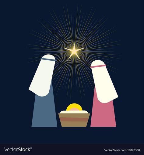 Family Vector Illustration, Ornamental Corner, Happy Palm Sunday, Family Vector, Valentine Cupid, Christmas Vector, Retro Vector, Nativity Crafts, Three Wise Men