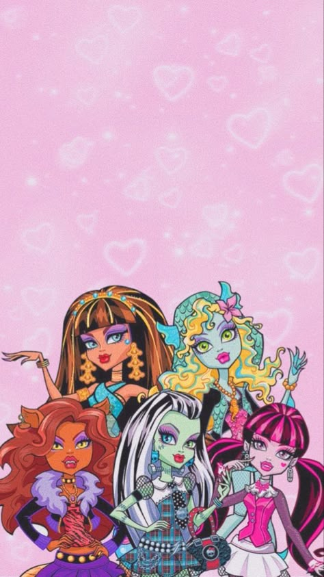 🌻Mosnter high wallpaper 🎀 High Wallpaper, Ariana Grande Drawings, Arte Monster High, Monster High Pictures, Pink Wallpaper Girly, Moster High, Monster High Art, Monster High Characters, Pinturas Disney