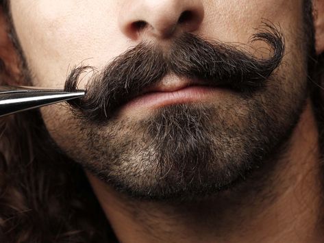 https://your-mirror.co.uk/how-to-grow-and-style-a-handlebar-moustache/ Handlebar Mustache Style, Beard Neckline, Thick Mustaches, Beard Maintenance, Moustache Style, Growing A Mustache, Cool Mustaches, Beard And Mustache Styles, Strong Woman Tattoos