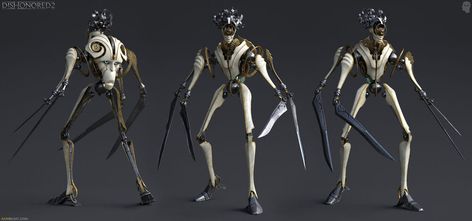 Dishonored 2 Clockwork Soldier, Robot House, Clockwork Soldiers, Dishonored 2, Grand Palace, Four Arms, Spaceship Art, Dishonored, The Infernal Devices