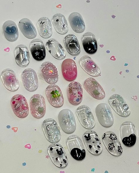 Tokyo Nails Street Styles, Wonyoung Nails, New Jeans Nails, Twice Nails, Korean Gel Nails, Junk Nails, Graduation Nails, Magic Nails, Airbrush Nails