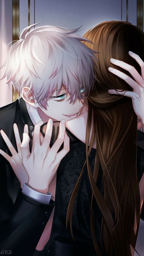 Saeran 💜 • Mystic Messenger • Unknown • Ray • Mint Eye • Mystic Messenger, An Anime, Anime, Hair