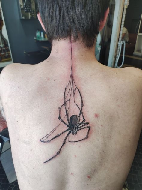 Blood Tattoo, 42 Tattoo, Spider Web Tattoo, Skull Art Tattoo, Shin Tattoo, Matching Best Friend Tattoos, Web Tattoo, Back Piece Tattoo, Wicked Tattoos