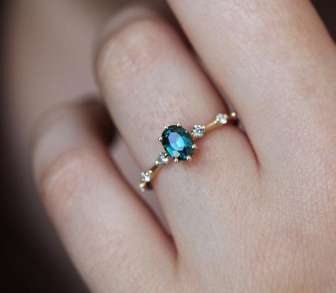 Oval Sapphire Diamond Ring, Peach Sapphire Rings, Teal Sapphire Ring, Ceylon Sapphire Ring, Sapphire Diamond Engagement, Diamond Sapphire Engagement Ring, June Birthstone Ring, Peach Sapphire, Teal Sapphire