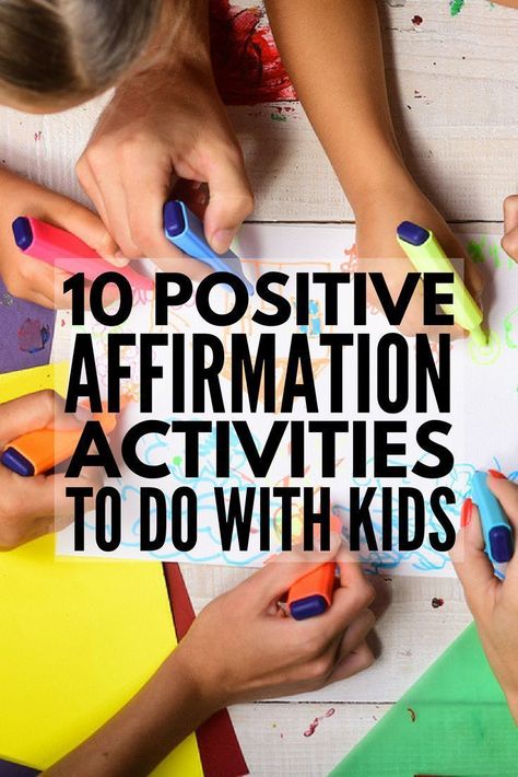 Positive Affirmation Activities, Affirmation Activities, Positive Things To Say, Self Esteem Activities, Mental Health Activities, Positive Affirmations For Kids, Health Activities, Affirmations For Kids, Mindfulness For Kids