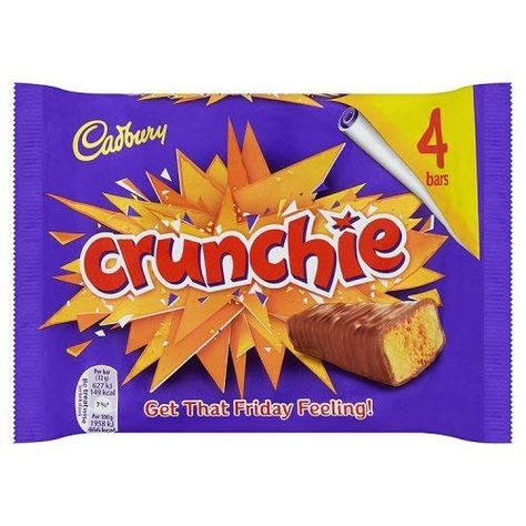 Crunchie Chocolate, Cadbury Bar, Cadbury Crunchie, Crunchie Bar, Cadbury Milk Chocolate, British Chocolate, Sweet Hampers, Caramel Bars, Cadbury Chocolate