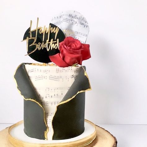 Musician Cake, 21st Birthday Cakes, Anna Marie, Happy Birthday Song, Birthday Songs, Cake Flavors, Music Is, 21st Birthday, The Happy