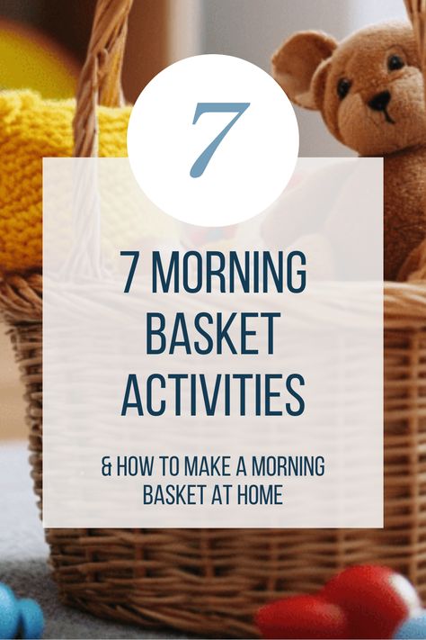 Looking for a way to spark your toddler's curiosity each morning? 🌞   Check out these morning basket ideas that turn everyday activities into magical learning moments! From sensory play to storytelling, these new fun routines will transform mornings into quality bonding time. 🧺✨    https://bostonbabynurse.com/morning-basket-toddler-activities/?utm_source=Pinterest Preschool Ideas At Home, Morning Activity Basket Toddler, Morning Bins Toddler, Morning Basket Kindergarten, Morning Basket Themes, Morning Starters Activities, Center Ideas For Toddlers, Activity Bins For Preschoolers, Morning Toddler Activities