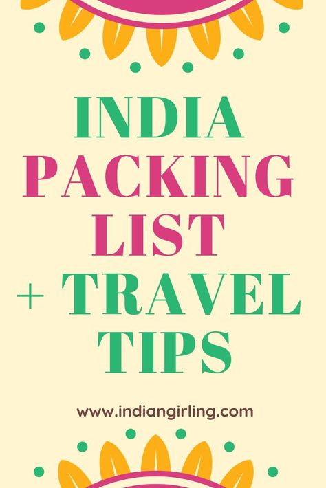 Everything you need to know about your india packing list with special travel tips, and safety tips for first time and female travelers.  India Packing List, What to wear in India, Safety Tips for India, Tips for Female Travelers, India First Time Tips What To Wear In India, First Time Tips, India Packing List, Travel Tips Packing, Europe Packing, Ultimate Packing List, Travel India, Goa India, India First