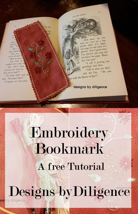 Diy Bookmarks Embroidery, Diy Fabric Bookmarks, How To Make Embroidery Bookmarks, Bookmark Ideas Embroidery, Sew Bookmark, Embroidery Bookmark Pattern, Hand Embroidery Bookmark Pattern, Diy Embroidered Bookmark, Embroidered Bookmark Pattern