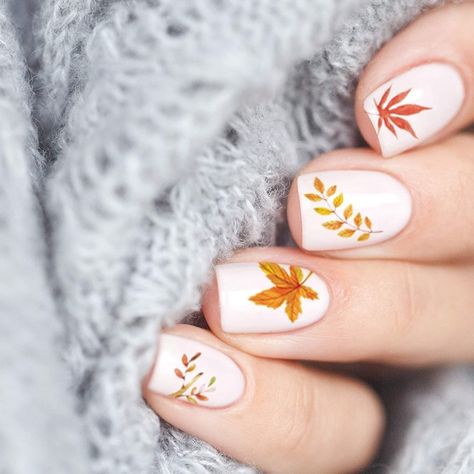 Easy Fall Nail Designs, Fall Leaves Nail Art, Fall Wedding Nails, Peeling Nails, Autumn Nail Art, Simple Fall Nails, Pumpkin Nails, Autumn Nail, Cute Nails For Fall