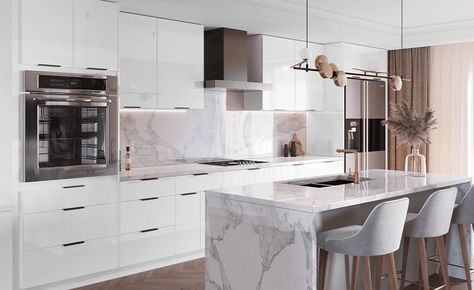 High Gloss Kitchen Cabinets Pros and Cons | Fabuwood Fabuwood Cabinets, High Gloss Kitchen Cabinets, Gloss Kitchen Cabinets, High Gloss Kitchen, Kitchen And Bath Showroom, Gloss Kitchen, Beautiful Cabinet, Cabinets And Countertops, Cabinet Finishes