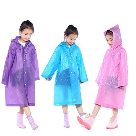 Kids Rain Ponchos, 3 Packs Portable Reusable Emergency Ra... https://smile.amazon.com/dp/B07DW51JW1/ref=cm_sw_r_pi_dp_U_x_GuPMCbMARYWX8 Disney Park Essentials, Kids Rain Coat, Activities For Rainy Days, Kids Outdoor Clothes, Poncho With Sleeves, Rain Love, Raincoat Outfit, Camping Safety, Diy Survival