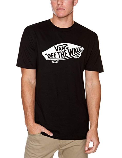 Vans T Shirt, Black Vans, Vans Off The Wall, Men Shirt Style, Mens Vans, Trendy Tshirts, Black & White, Off The Wall, Shirt Pattern