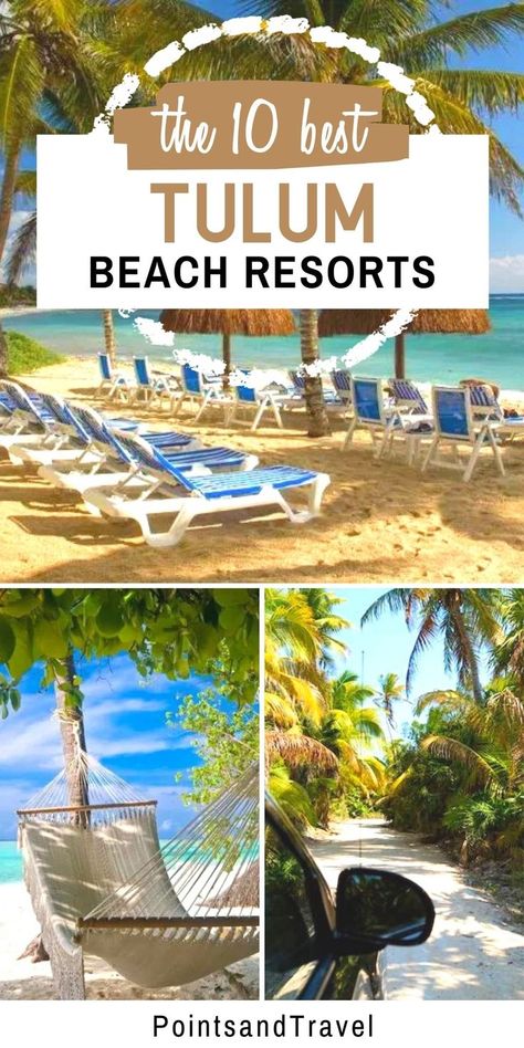 THE 10 BEST Tulum Beach Resorts Tulum Villa, Tulum Mexico Resorts, Azulik Tulum, Best Beaches In Mexico, Beach Place, Tulum Hotels, Explore Mexico, Tulum Beach, Mexico Travel Guides