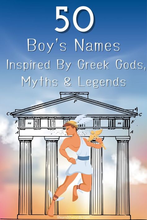 50 boys names inspired by Greek gods, myths and legends - Life and the Lords Greek God Names For Boys, Greek Gods Names, Greek God Names, Greek Mythology Names, Greek Boy Names, Greek Names For Boys, Birth Hospital, Pregnancy Countdown, Strong Boys Names