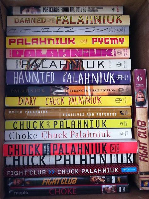 Chuck Palahniuk Collection The Stranger Book, Burn After Reading, Chuck Palahniuk, About Books, Literature Books, Reading Quotes, Book Girl, Book Nooks, Reading Lists