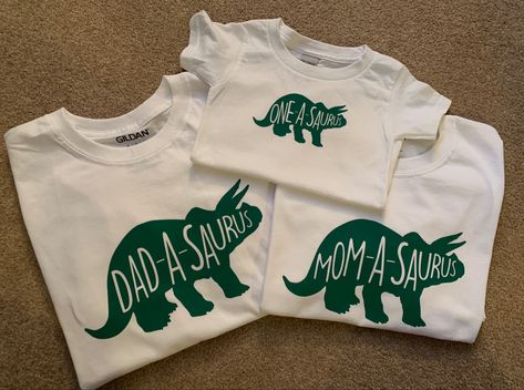 Dinosaur Birthday Party Shirts, 2 A Saurus Birthday, Dino Birthday Shirt Family, Twin Dinosaur Birthday Party, Dinosaur 3rd Birthday Party Invitations, Dino Theme 3rd Birthday Party, Two Birthday Dinosaur, Dinosaur Birthday Party Shirt Family, One Year Birthday Dinosaur