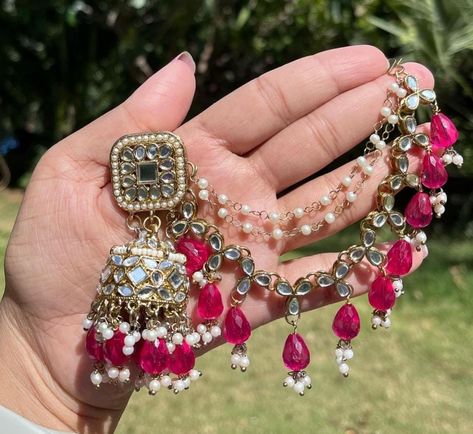 Rajput Jewellery, Bridal Fashion Jewelry, Earrings Design, Gold Necklace Set, Jhumka Earrings, Bridal Fashion, Designer Earrings, Bridal Style, Necklace Set