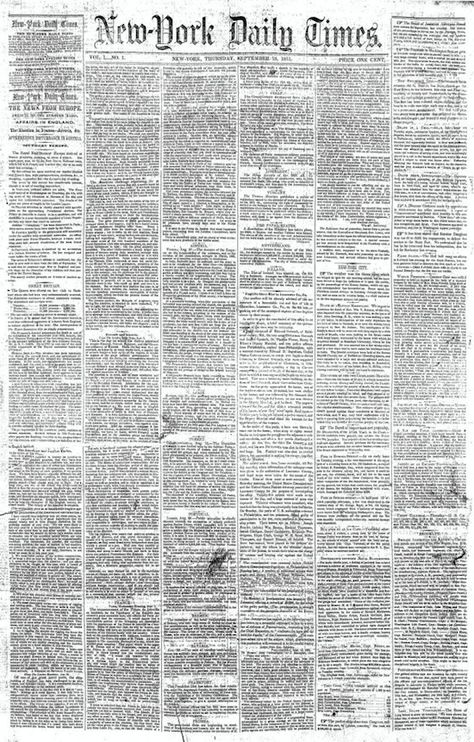 Photojournalism Minus the ‘Photo’: A Look Back at Newspapers Before Photography Numero Magazine, Magazine Journal, Times Newspaper, Today In History, Carl Sagan, History Design, Photojournalism, Photo Look, Ny Times