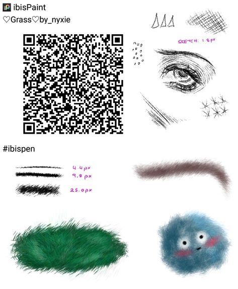 Ibis Paint Brush Code Fluffy, Ibis Paint Brush Code Brick, Pencil Graphite Qr Code Ibis Paint, Jean Brush Ibis Paint, Twist Brush Ibis Paint, Ibis Paint X Brushes Qr Code Pencil, Braid Pen Ibis Paint, Yarn Brush Ibis Paint, Ibpaintx Brush