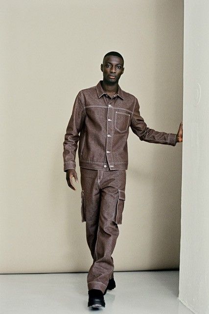 Recycled Denim Fashion, F Men, Denim Workwear, African Men Fashion, Recycled Denim, African Men, Fashion Sewing, Mens Denim, Denim Fabric