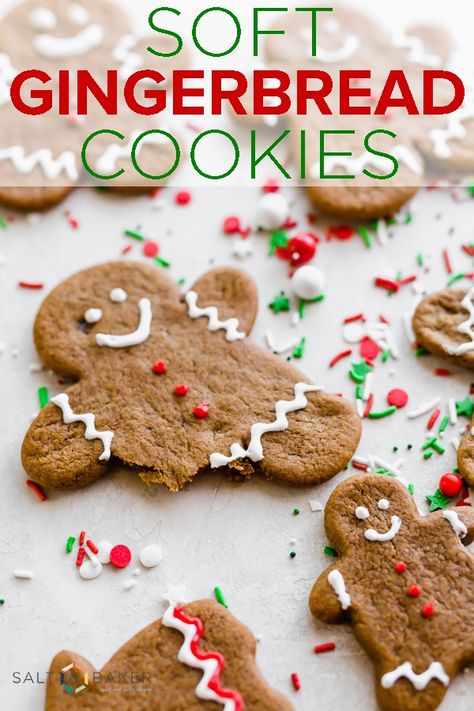 Gingerbread Man Cookie Recipe, Paleo Gingerbread, Gingerbread Man Recipe, Easy Gingerbread Cookies, Best Gingerbread Cookies, Gingerbread Cookies Decorated, Soft Gingerbread Cookies, Cookies Gingerbread, Ginger Bread Cookies Recipe