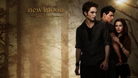 The Twilight Saga NEWMOON by devnoob.deviantart.com on @deviantART New Moon Images, New Moon Movie, Jacob And Bella, The Twilight Saga Eclipse, Twilight Jacob, Moon Eyes, Twilight Saga New Moon, Twilight Cast, Greatest Movies