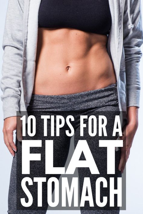 How to Get a Flat Stomach Fast | Tightening and toning your abs isn’t as hard as it sounds, and if you commit, you can expect to see results in a week! Also? Spending hours at the gym isn’t necessary. You can get a flat stomach without working out! If you want to lose belly fat and get a flatter stomach, we’re sharing 10 easy tips and exercises you can do at home for results that last. Click to find out what food you should be eating and more! #flatstomach #flatbelly #losebellyfat Abdomen Plat, Flat Stomach Fast, Get A Flat Stomach, Toned Stomach, Flatter Tummy, Flatter Stomach, Workout For Flat Stomach, Lose Belly Fat Workout, Stomach Fat