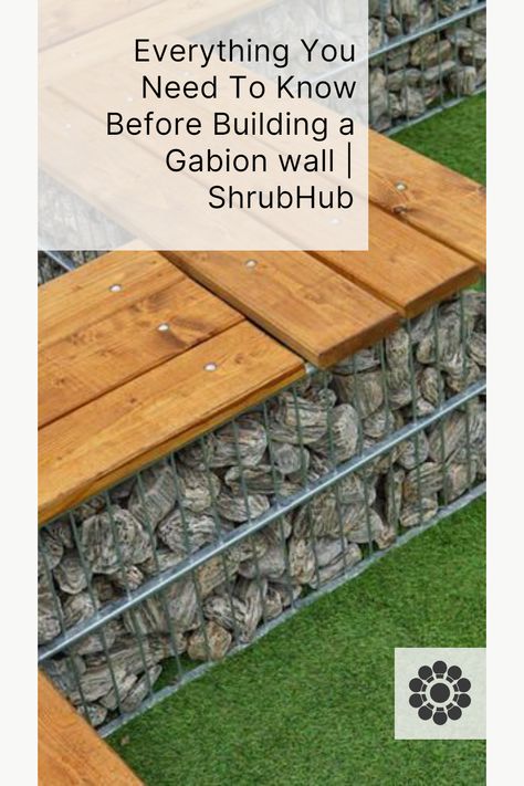 Gabion walls are increasingly becoming one of the most popular hardscaping designs for homeowners. We explain all the reasons why (and all the possible disadvantages!) Gabion Retaining Wall How To Build, Gabion Retaining Wall Diy, Diy Gabion Wall, Gabion Garden Ideas, Cheap Retaining Wall, Gabion Wall Design, Gabion Stone, Backyard Dog Area, Gabion Cages