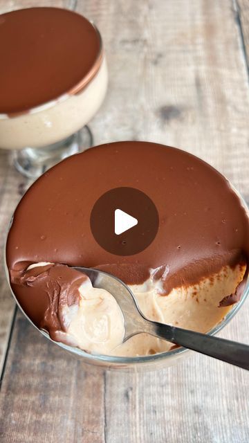 Gina Burgess on Instagram: "Peanut Butter Mousse with Chocolate Ganache 😍🥜🍫 comment ‘mousse’ and I’ll DM you the recipe link, or you can find it on my blog along with all my other recent recipes ❤️   #peanutbuttermousse #reeses #chocolatepeanutbutter #chocolateganache #dairyfreedessert #veganrecipes #plantbasedrecipes #veganprotein #highproteindessert #nobakedessert #vegansweets #healthyvegan #veganpudding" How To Make Peanut Butter, Reeses Dessert, Coconut Sweet Recipes, Recipes With Peanut Butter, Tofu Peanut, Peanut Butter Maple Syrup, Peanut Butter Treats, Peanut Butter Dessert Recipes, Chocolate Peanut Butter Desserts