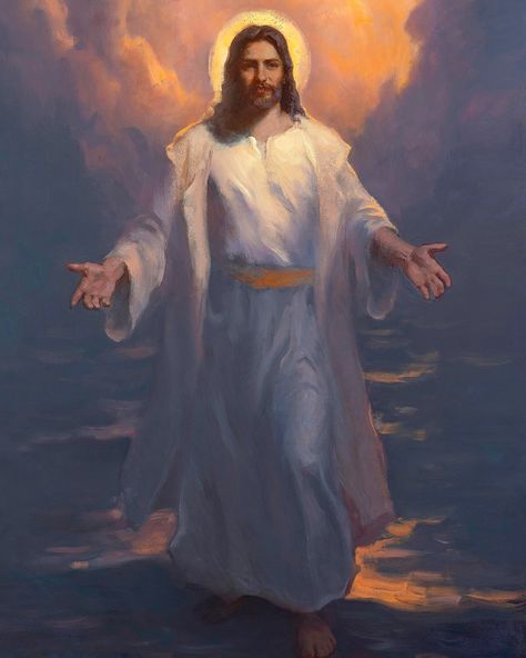 https://www.instagram.com/p/CNDBA9osR5n/?igshid=sbet7zkny8qw Jesus Pics, Jesus Second Coming, Jesus Wall Art, Jesus Christ Painting, Jesus Artwork, Jesus Christ Artwork, Pictures Of Christ, Jesus Photo, Jesus Christ Art