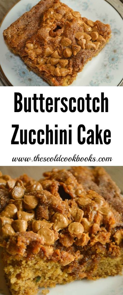 This Butterscotch Zucchini Cake with its crunchy, sugary topping is a go-to option for any cookout, pitch-in or just a mid-week treat. It is a great dessert option for those who may not be fans of chocolate. Applesauce Recipes, Random Desserts, Zucchini Cake Recipe, Zucchini Cakes Recipe, Old Fashioned Recipe, Butterscotch Pudding, Homemade Applesauce, Zucchini Cake, Frozen Chocolate