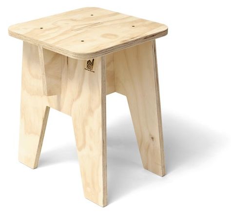 Fiction Factory: Puzzle Furniture, Parametric Furniture, Plywood Diy, Cnc Furniture Plans, Factory Home, Plywood Design, Plywood Projects, Diy Stool, Cnc Furniture