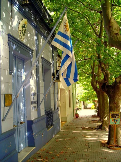 URUGUAY | School in Colonia del Sacramento - Photo: Arnaud Chénier Uruguay Culture, Manifesting 2024, Latina Aesthetic, South American Countries, Art Deco Buildings, American Country, Travel Goals, South American, Latin America