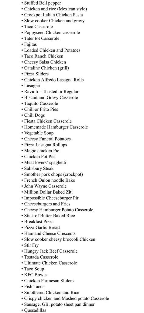 Written Recipes For Dinner, Loaded Chicken And Potatoes, Stuffed Bell Peppers Chicken, Frito Chili Pie, Italian Chicken Crockpot, Pizza Lasagna, Italian Chicken Pasta, Chicken Alfredo Lasagna, Fiesta Chicken