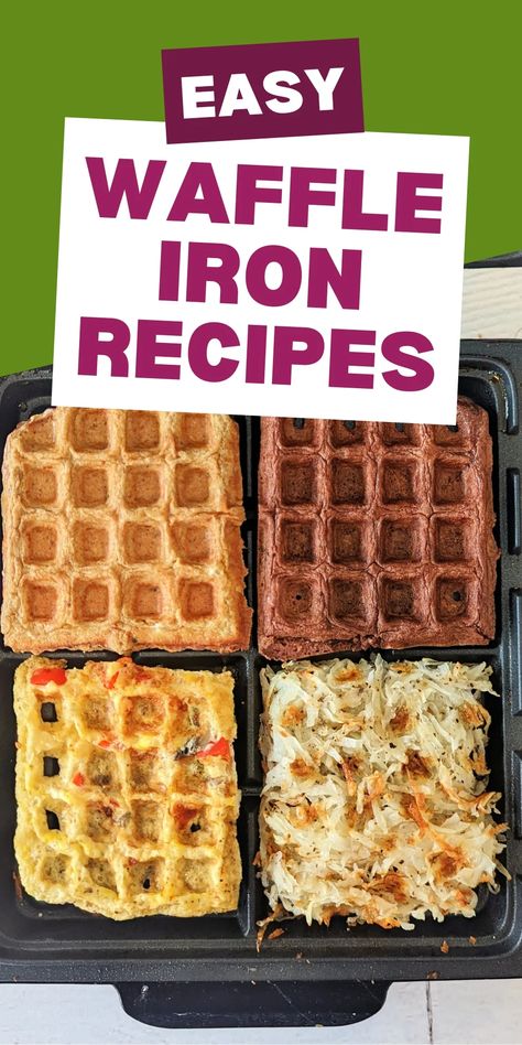 Waffle Iron Recipes Easy, Healthy Waffle, Health Beet, Waffle Iron Recipes, Sandwhich Recipes, Healthy Waffles, Waffle Maker Recipes, Crepes And Waffles, Foods With Iron