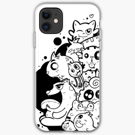 Doodle Art Phone Case, Homemade Phone Cases, Doddle Art, Cat Doodle, Art Phone Case, Easy Doodle Art, Art Painting Gallery, Art Phone Cases, Painting Gallery