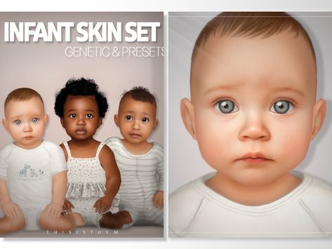 Sims 4 Infant Eyes, Sims 4 Cc Skin, Sims 4 Gameplay, Sims 1, Family Christmas Pajamas, Electronic Art, Cute Poses For Pictures, Animal Skin, Maxis Match