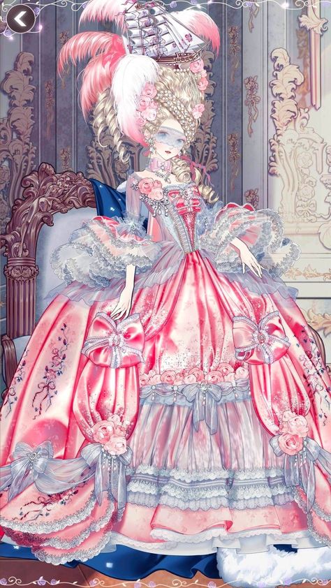 Rococo Aesthetic, Spirit Costume, Helix Waltz, Rococo Fashion, Anime Elf, Rennaissance Art, Royal Art, Love Nikki, Shining Nikki